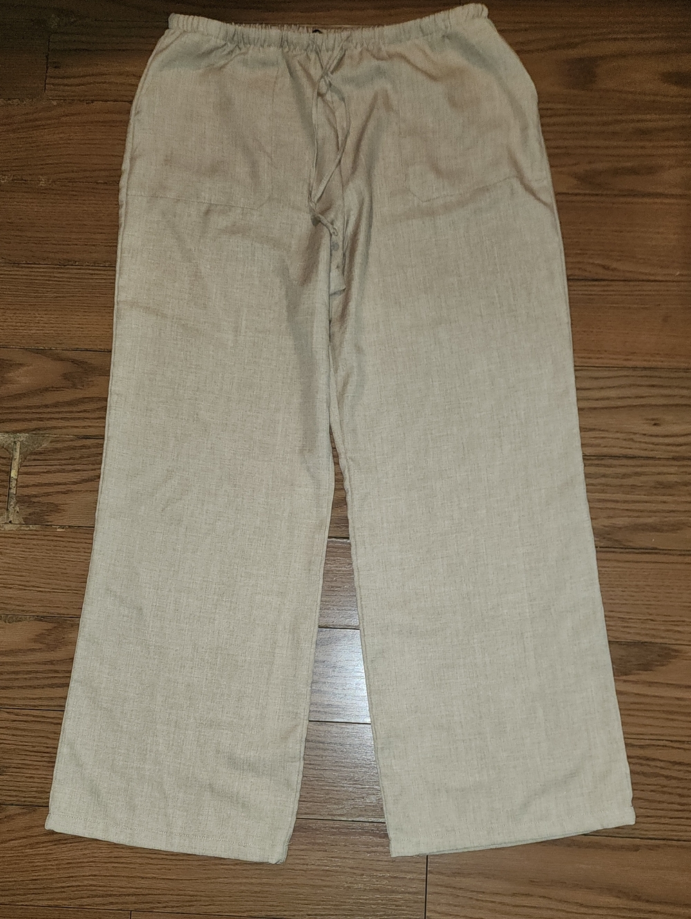 Lightweight Women's Drawstring Capris — Cream Lounge Pants